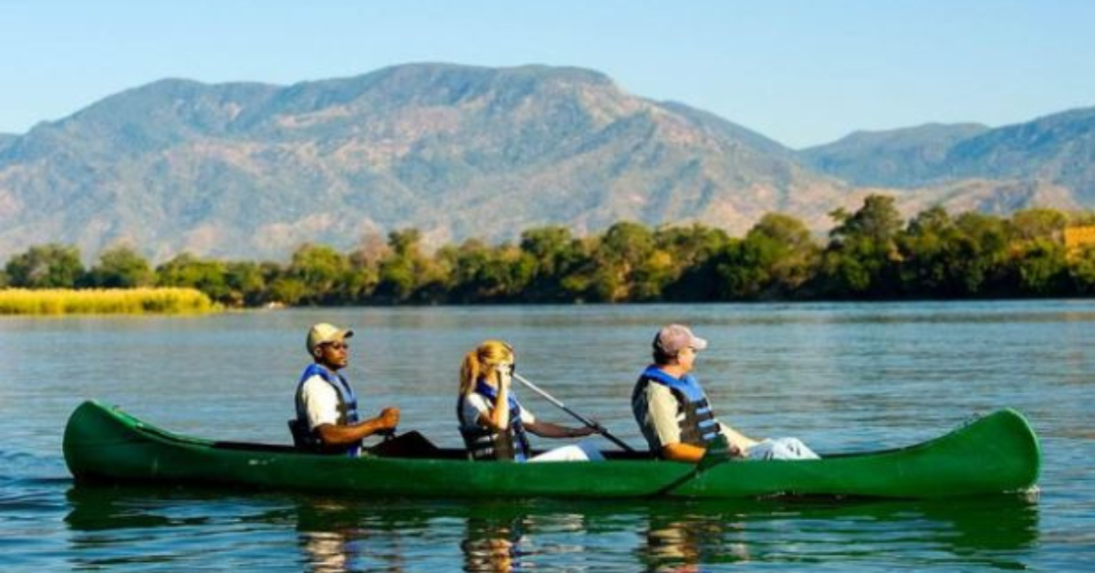 Canoeing in Lake Manyara National Park